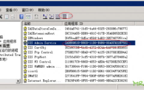 Windows2008 R2下，DCOM配置里的属性灰色不可用的解决方法