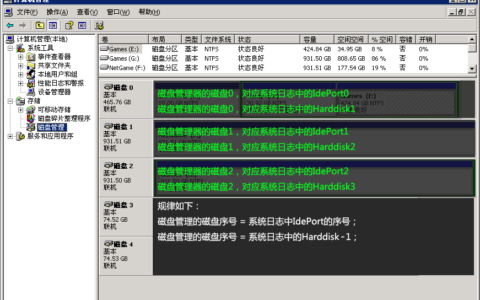 如何从系统错误日志中判断是哪块硬盘报错